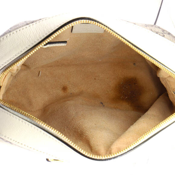 Gucci Small Horsebit 1955 Flap Pocket Camera Bag GG Coated Canvas and Leather - Picture 5 of 6